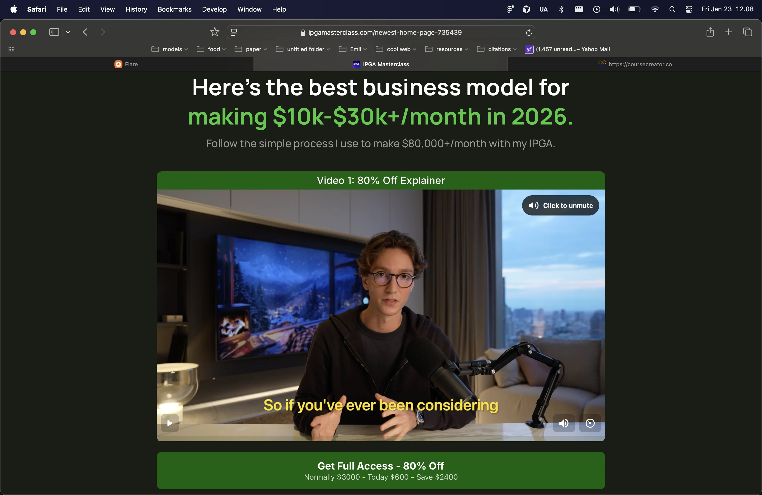 IPGA Masterclass screenshot